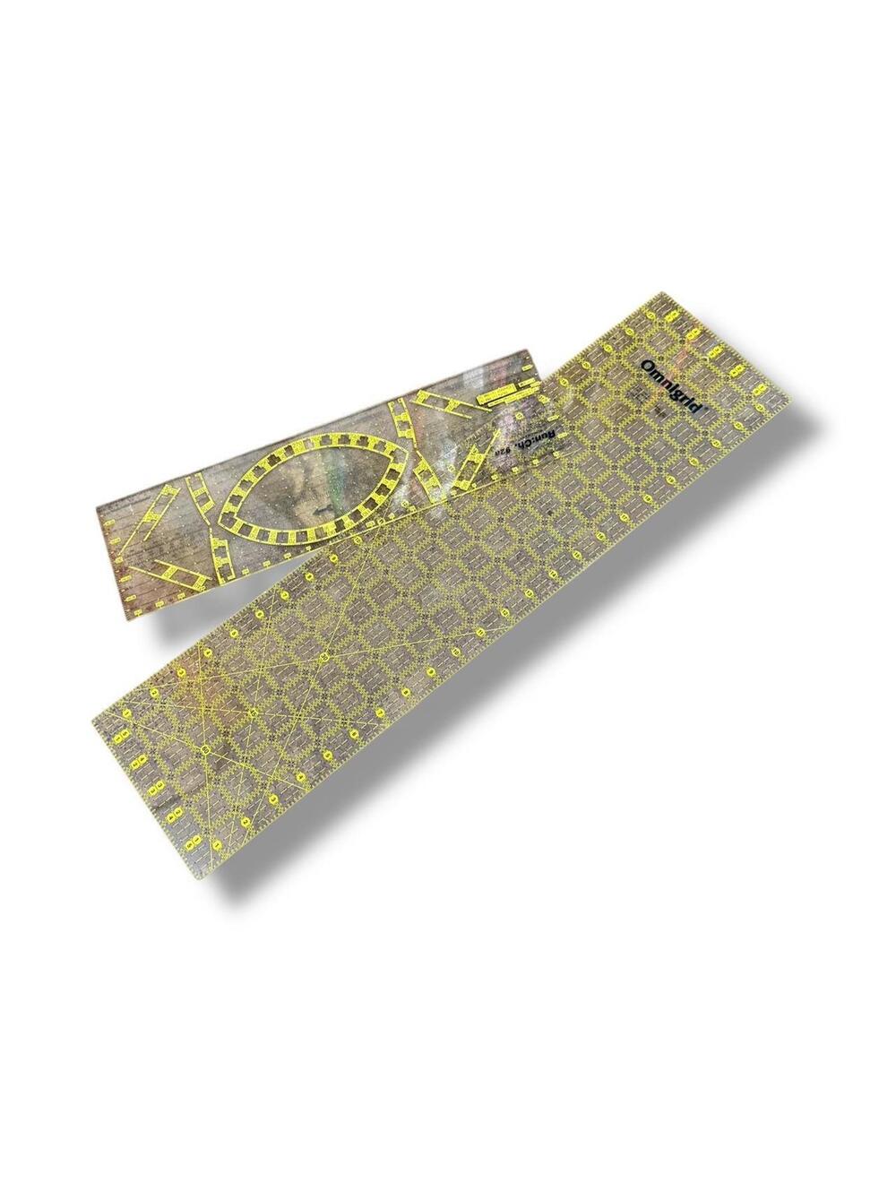 Set of 2 Omnigrid and Run:Ch 92a Sewing Rulers